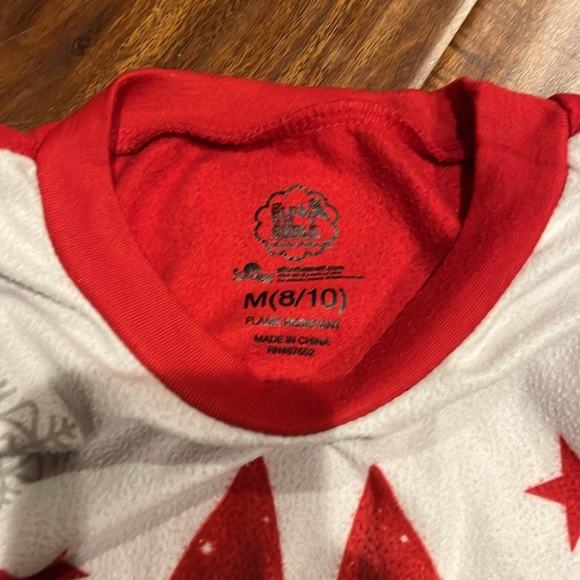 Elf on the Shelf Flannel PJsSize 8/10 M - Picture 2 of 3
